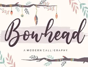 Bowhead Modern Calligraphy font