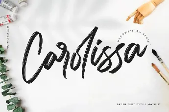 Carolissa Brush font