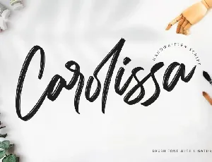 Carolissa Brush font