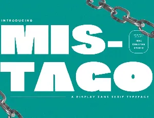 Mistago Personal Use font