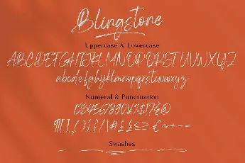 Blingstone font