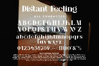 Distant Feeling font