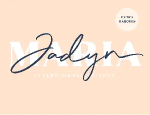 Jadyn Maria Free font