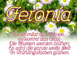 Feronia font