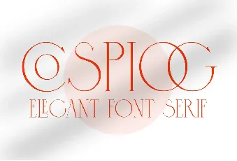 Cospiog font