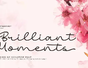 Brilliant Moments font