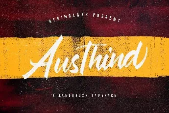 Austhind Brush font