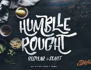 Humblle Rought font