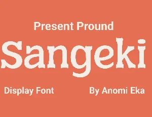 Sangeki font