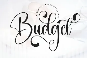 Budget Script font