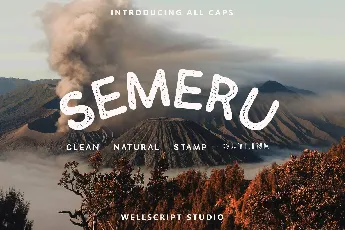 Semeru Handwritten font