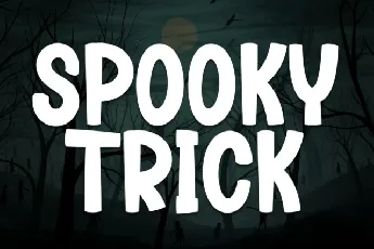 Spooky Trick Display font