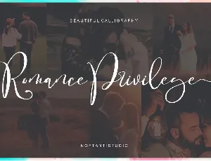 Romance Privilege font