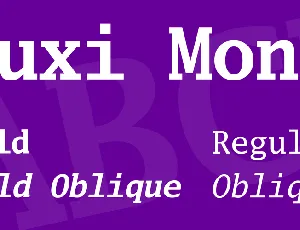 Luxi Mono font