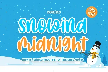 Snowind midnight font