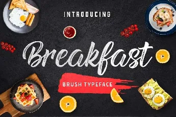 Breakfast font