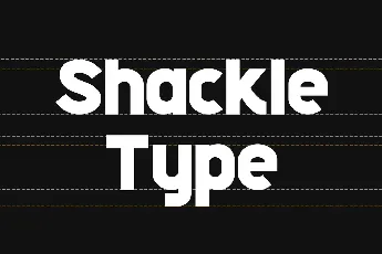 Shackle font