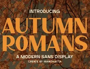 Autumn Romans font