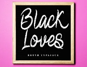 Black Loves font