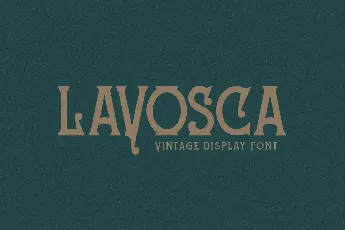 LAVOSCA font