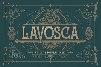 LAVOSCA font