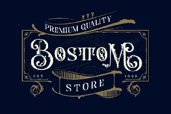 Rusty Store font