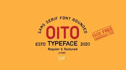 Oito Display Family font