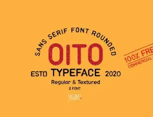 Oito Display Family font