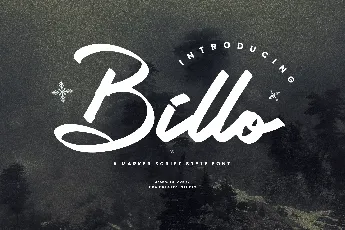 Billo Personal Use font