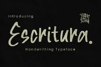 Escritura font