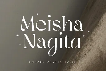 Meisha Nagita font