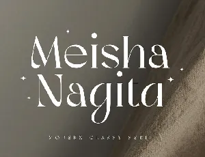 Meisha Nagita font