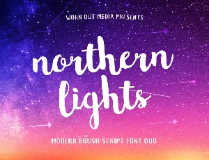 Northern Lights Script Free font