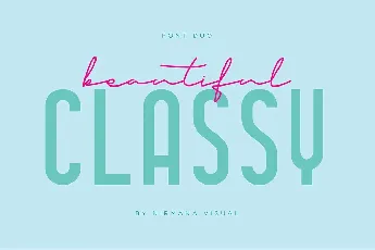 Classy Duo Free font