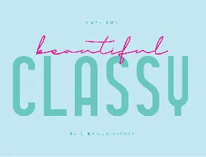 Classy Duo Free font