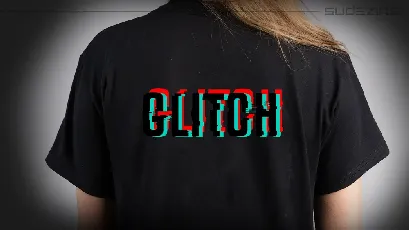 SDGlitchDemo font