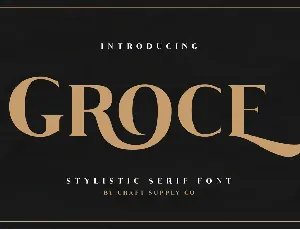 Groce Free font