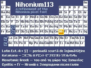 Nihonium113 font