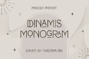 Dinamis Monogram font