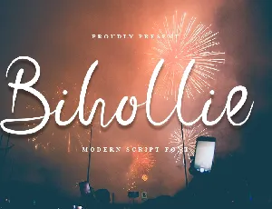 Bihollie font