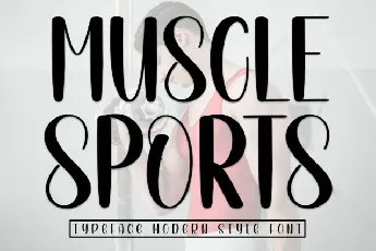 Muscle Sports Display font