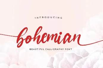 bohemian font