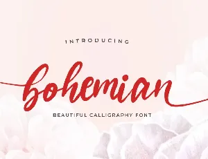 bohemian font