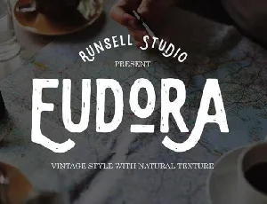 Eudora Vintage Display font