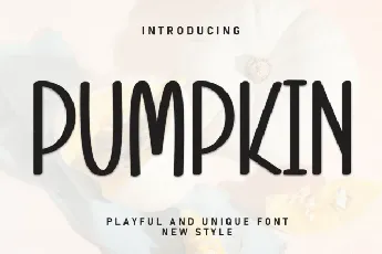 Pumpkin Display font