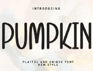 Pumpkin Display font