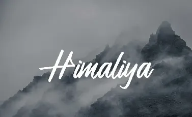 Himaliya Handwritting Script font