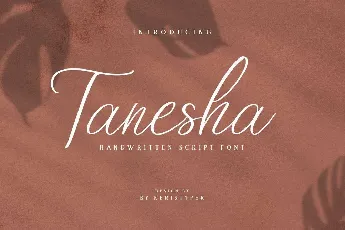 Tanesha font