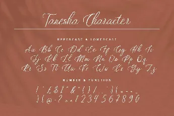 Tanesha font