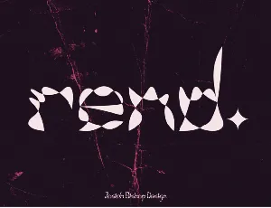 rend font